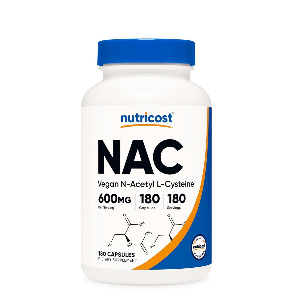 Premium NAC 600mg – 180 Vegan Capsules